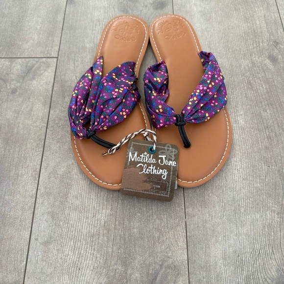 New Matilda Jane Women’s Sandals ‘Toes In the sand’ Flip Flops size 7 - Picture 2 of 12